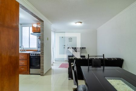 Sala - Comedorde Apartamento con 2 recámaras, 56m² Agrícola Pantitlán