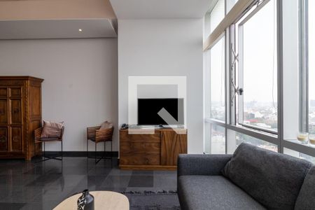 Sala - Comedorde Apartamento con 1 recámara, 65m² Insurgentes Mixcoac