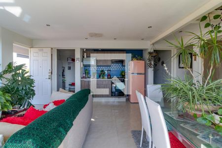 Sala - Comedor de apartamento para alugar com 2 quartos, 98m² em San Simón, Ciudad de México