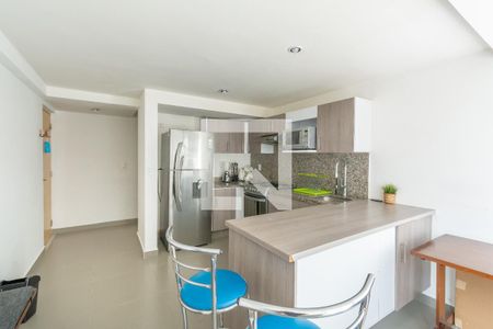 Sala - comedorde Apartamento con 2 recámaras, 60m² Anáhuac I Sección