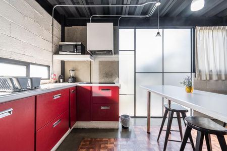 Cocina de apartamento para alugar com 1 quarto, 54m² em Bosques de Tarango, Ciudad de México