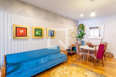 Sala - Comedor de apartamento para rentar con 2 recámaras, 104m² en Avenida Parque Lira