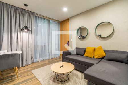 de Apartamento con 1 recámara, 39m² Hipódromo CondesaSala - Comedor 