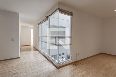 Sala - Comedor de apartamento con 2 recámaras, 95m² en Alpes