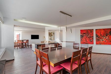Sala - Comedorde Apartamento con 3 recámaras, 220m² Paseo de las Lomas