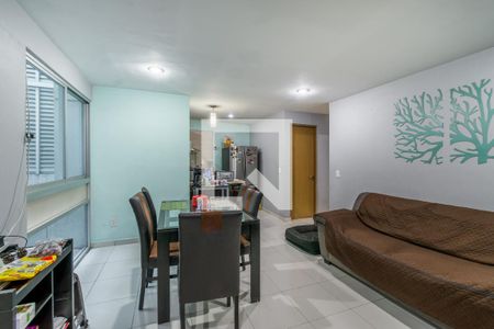 Sala - Comedor de apartamento para rentar con 2 recámaras, 90m² en Doctor Atl