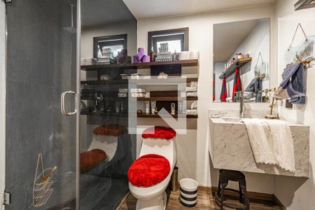 Baño de casa de condomínio para alugar com 2 quartos, 160m² em Héroes de Padierna, Ciudad de México