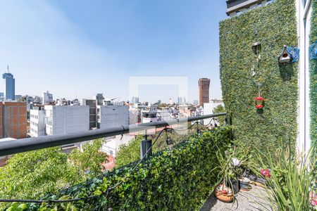 Balcón de apartamento para alugar com 2 quartos, 80m² em Colonia Del Valle Centro, Ciudad de México