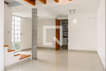 Sala - Comedor de casa de condomínio con 3 recámaras, 210m² en Francisco Villa