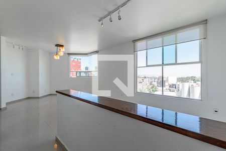 Sala - Comedor  de apartamento con 3 recámaras, 130m² en Calle 21 de Marzo