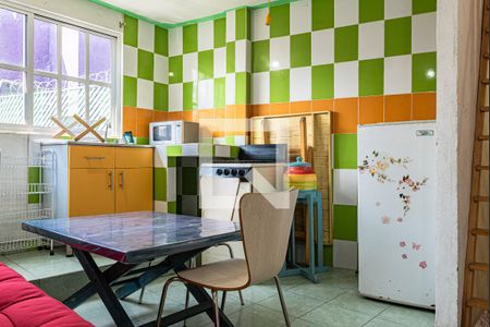 Sala - Comedor  de apartamento para rentar con 1 recámara, 35m² en Nogal