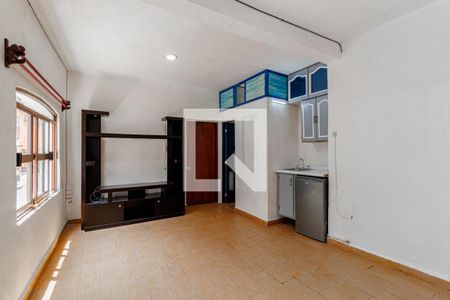 Sala - Comedor  de apartamento para alugar com 1 quarto, 24m² em Progreso Tizapán, Ciudad de México