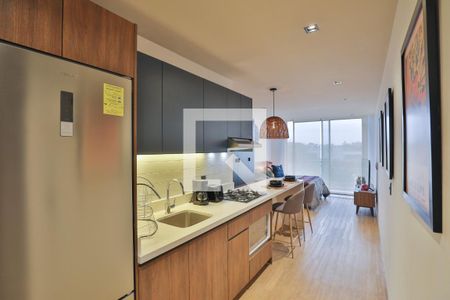 cocina de apartamento para alugar com 1 quarto, 36m² em Narvarte Oriente, Ciudad de México