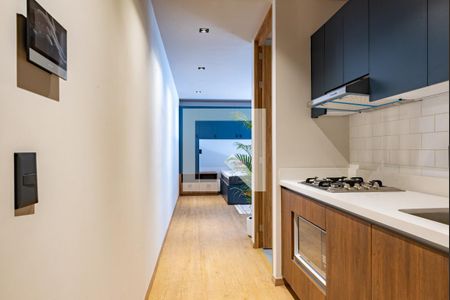 Cocina de apartamento para alugar com 1 quarto, 39m² em Narvarte Oriente, Ciudad de México