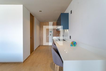 Cocina de apartamento para alugar com 1 quarto, 36m² em Narvarte Oriente, Ciudad de México