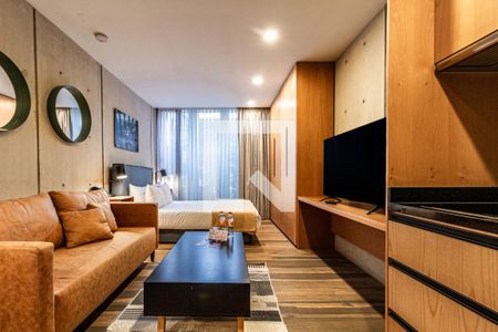 de Apartamento con 1 recámara, 31m² Hipódromo CondesaSala Tv