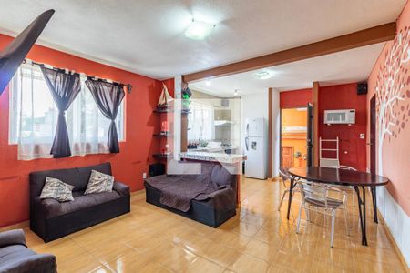 Sala - Comedor  de apartamento para rentar con 3 recámaras, 80m² en Reforma