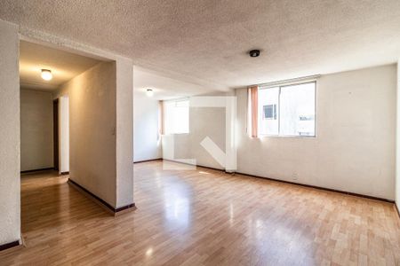 Sala - Comedor  de apartamento para rentar con 2 recámaras, 80m² en Constituyente Héctor Victoria