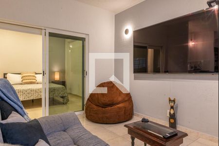 Sala - Comedor  de apartamento para alugar com 1 quarto, 55m² em San Pedro de Los Pinos, Ciudad de México
