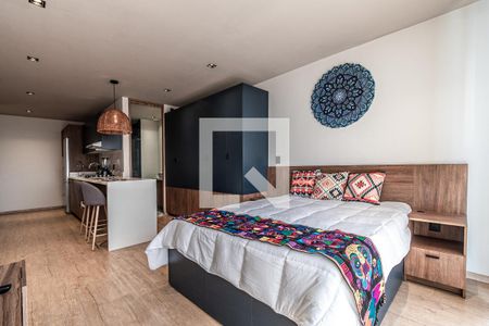 Recámara de apartamento para alugar com 1 quarto, 36m² em Narvarte Oriente, Ciudad de México