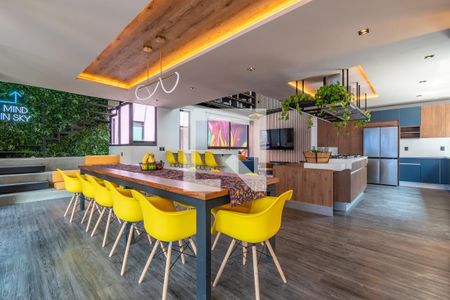 Cafetería de apartamento para alugar com 1 quarto, 36m² em Narvarte Poniente, Ciudad de México