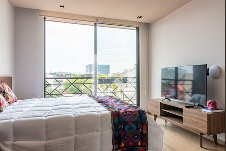 Recámara de apartamento para alugar com 1 quarto, 35m² em Narvarte Poniente, Ciudad de México