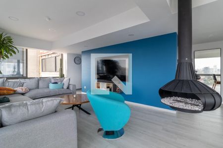 Sala - Comedor de apartamento para alugar com 3 quartos, 200m² em Roma Sur, Ciudad de México