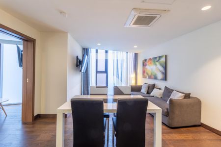Sala - Comedor  de apartamento para alugar com 1 quarto, 43m² em Contadero, Ciudad de México