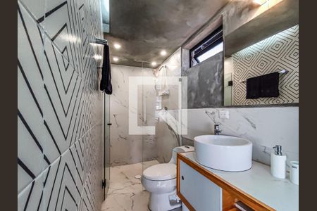 Baño  de casa de condomínio para alugar com 1 quarto, 70m² em Cuajimalpa, Ciudad de México