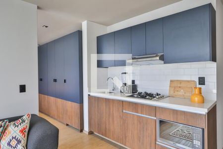 Cocina de apartamento para alugar com 1 quarto, 53m² em Narvarte Poniente, Ciudad de México