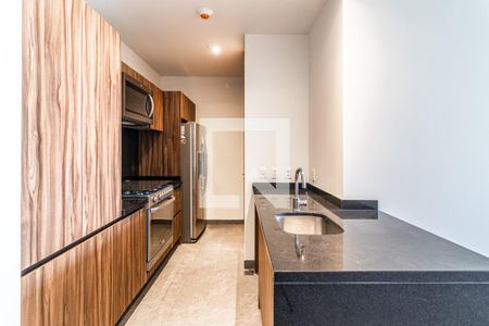 Cocina de apartamento para alugar com 1 quarto, 61m² em Tabacalera, Ciudad de México