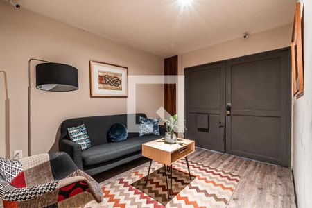 Sala  de apartamento para alugar com 1 quarto, 45m² em Polanco V Sección, Ciudad de México
