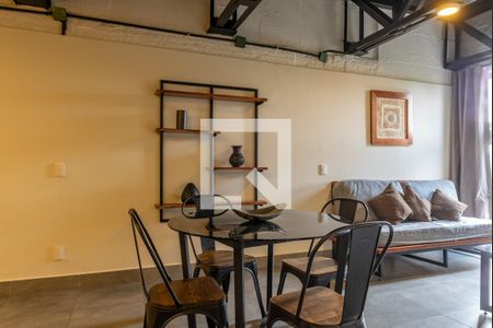 Sala - Comedor de apartamento para alugar com 3 quartos, 55m² em Roma Norte, Ciudad de México
