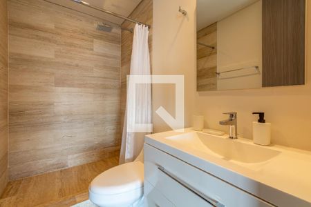 Baño  de apartamento para alugar com 1 quarto, 30m² em Verónica Anzúres, Ciudad de México