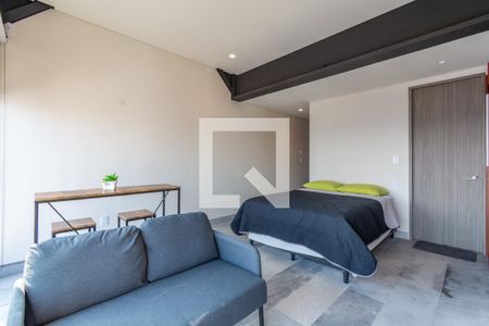 Sala  de apartamento para alugar com 1 quarto, 30m² em Verónica Anzúres, Ciudad de México