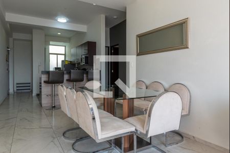 Sala - Comedor  de apartamento para alugar com 2 quartos, 75m² em Álamos, Ciudad de México