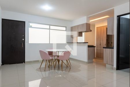 Sala - Comedor  de apartamento para alugar com 2 quartos, 67m² em Portales Oriente, Ciudad de México