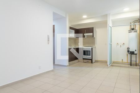 Sala - Comedor de apartamento para alugar com 2 quartos, 68m² em Nonoalco, Ciudad de México
