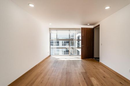 Sala - Comedor  de apartamento para alugar com 3 quartos, 97m² em Hipódromo, Ciudad de México