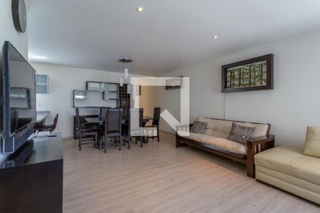 Sala - Comedor  de apartamento para alugar com 2 quartos, 95m² em Tizapán, Ciudad de México