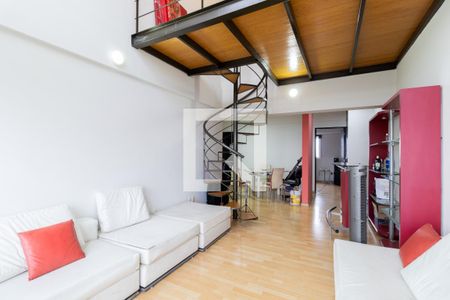 Sala - Comedor  de apartamento para alugar com 3 quartos, 132m² em Santa Cruz Atoyac, Ciudad de México