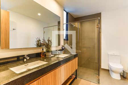Baño de suite  de apartamento para alugar com 1 quarto, 60m² em San José Insurgentes, Ciudad de México