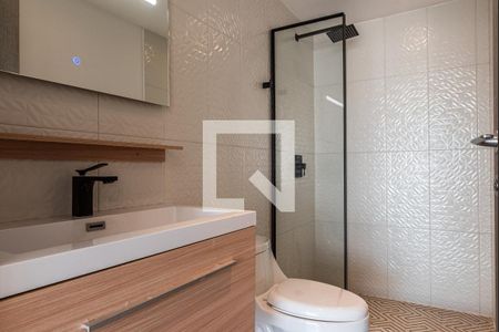 Baño de apartamento para alugar com 1 quarto, 62m² em San José Insurgentes, Ciudad de México