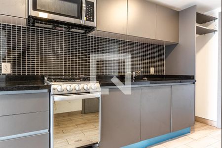 Cocina de apartamento para alugar com 1 quarto, 62m² em San José Insurgentes, Ciudad de México