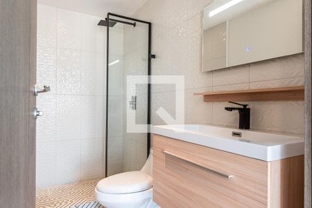 baño de suite de apartamento para alugar com 1 quarto, 62m² em San José Insurgentes, Ciudad de México