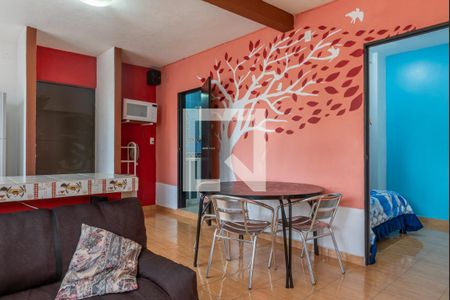 Sala - Comedor  de apartamento para alugar com 3 quartos, 80m² em Santa Catarina, Ciudad de México