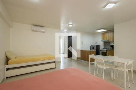 Sala - Comedor  de apartamento para alugar com 2 quartos, 60m² em Valle Gómez, Ciudad de México