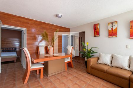 Sala - Comedor  de apartamento para alugar com 2 quartos, 85m² em Santa María La Ribera, Ciudad de México