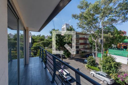 Balcón  de apartamento para alugar com 2 quartos, 86m² em Roma Sur, Ciudad de México