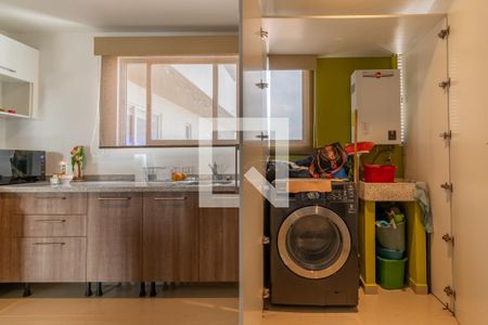 Cocina - Área de servicio  de apartamento para alugar com 2 quartos, 76m² em San Bernabe, Ciudad de México